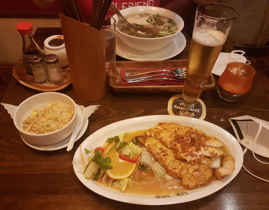 Notre repas chez Lieu in Berlin