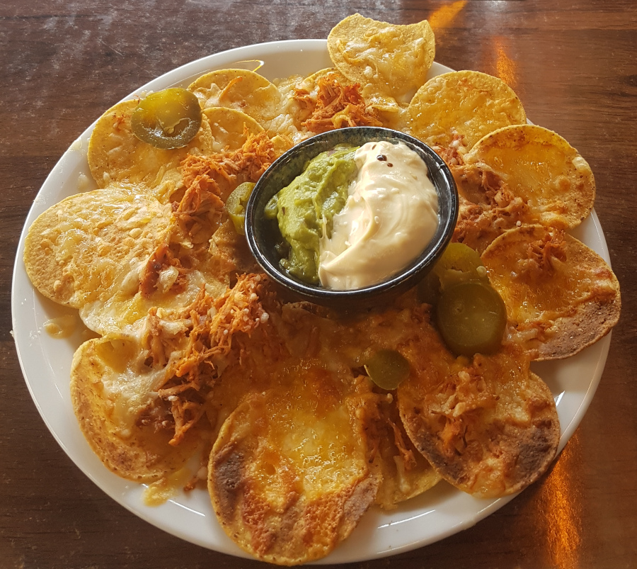 Assiette de nachos chez Vamos