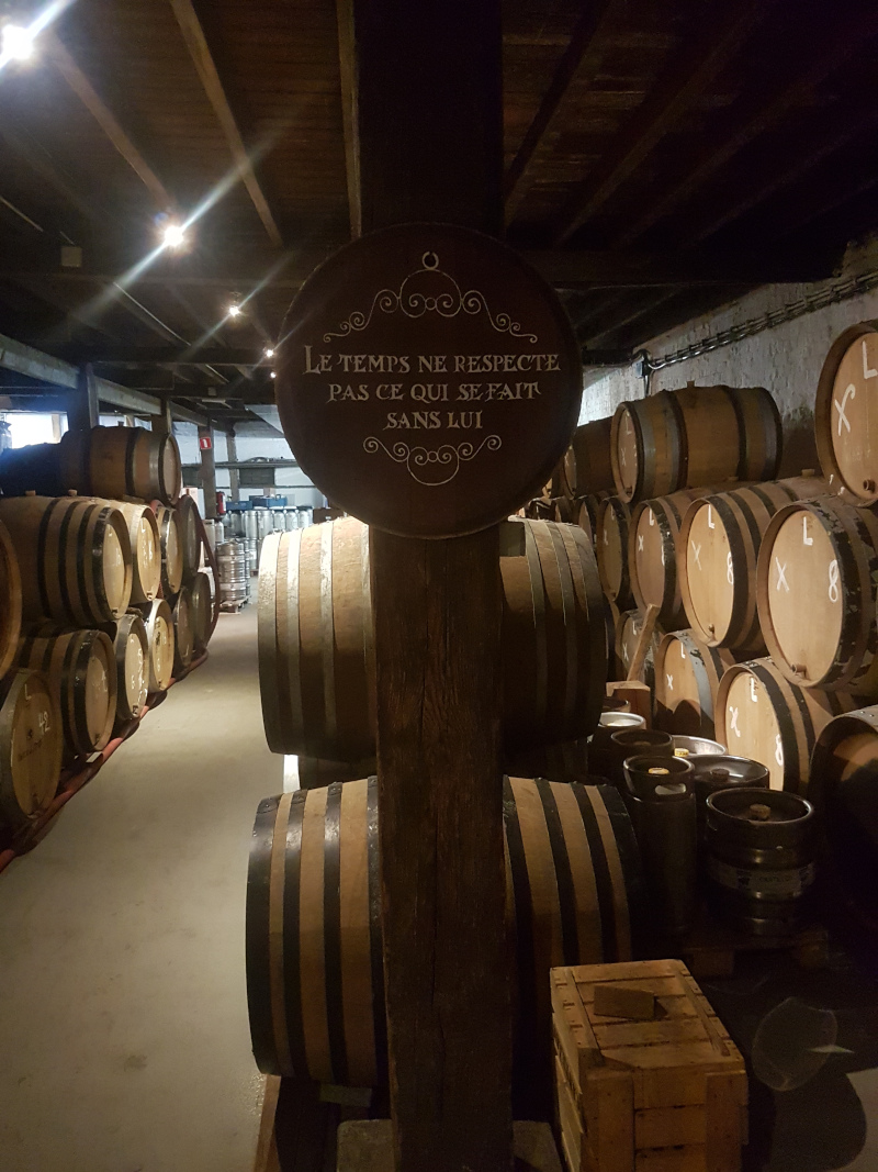 Cantillon, grenier où vieillissent les lambics en fût de chêne