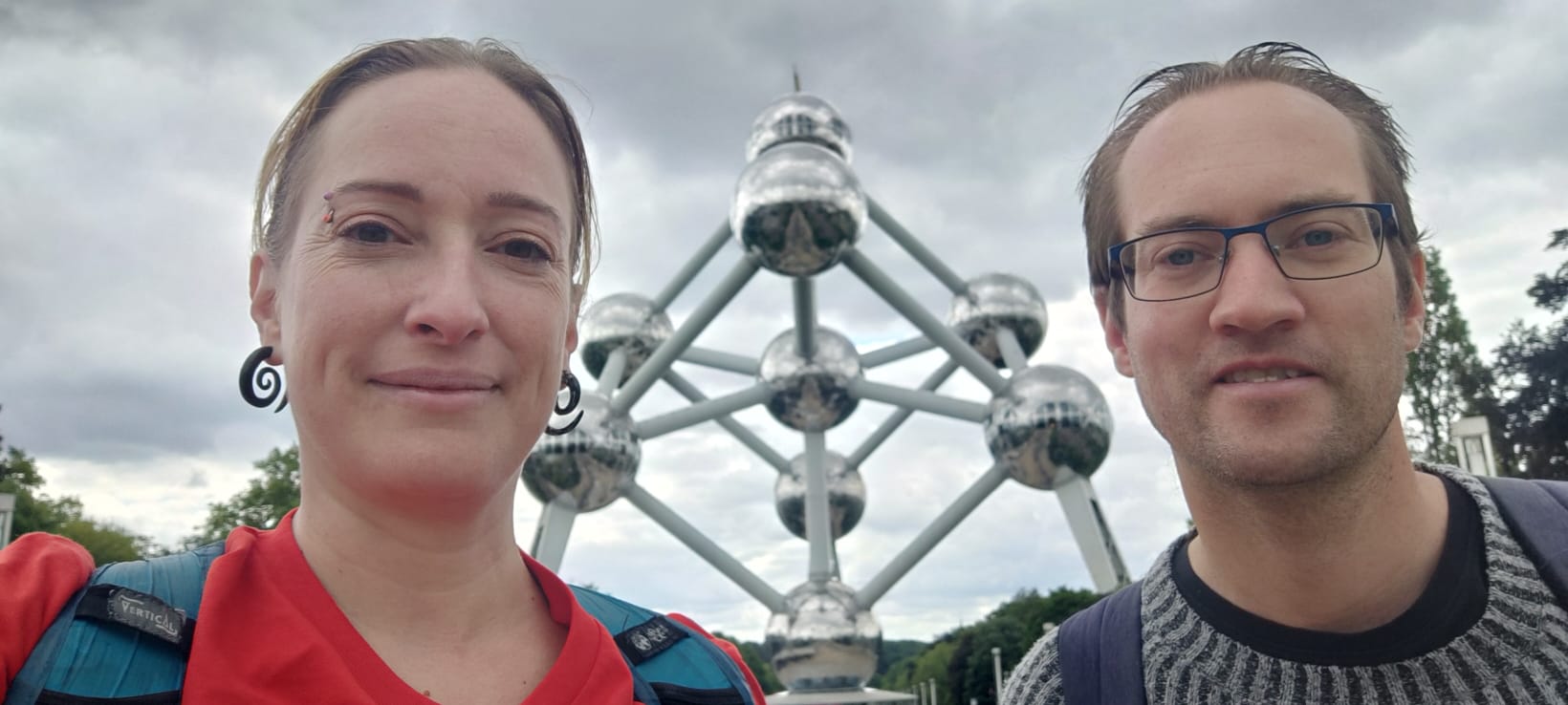 Selfie devant l'atomium