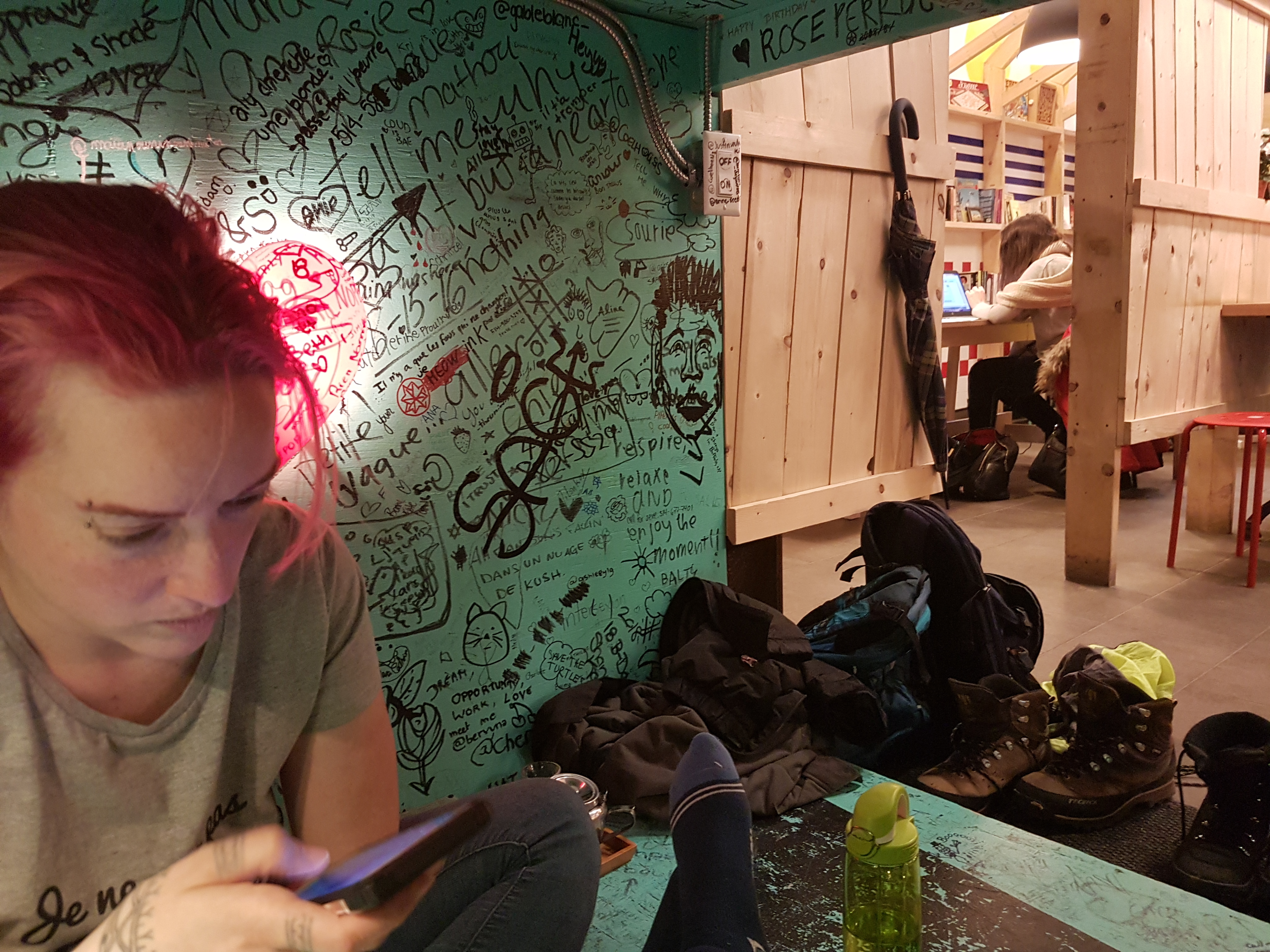 Notre 'cubicle' à la graine brulée