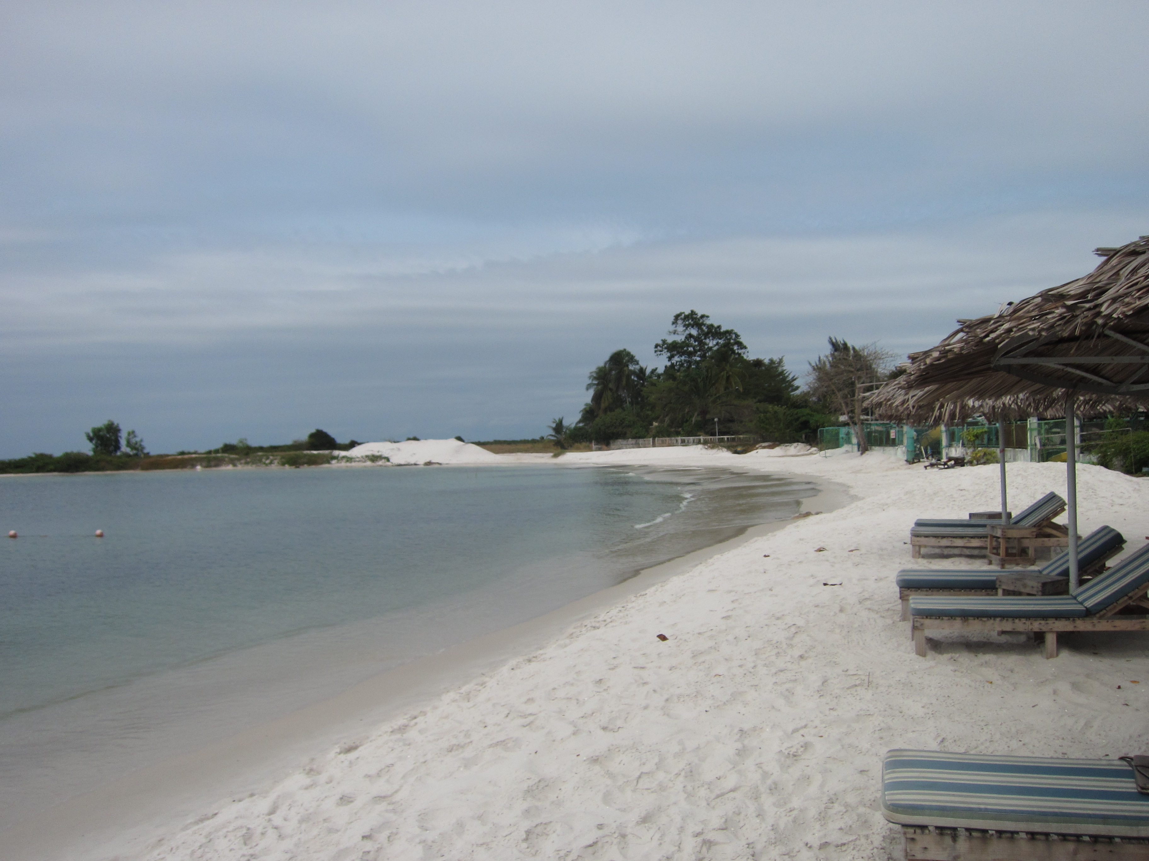 La plage de Port-Gentil
